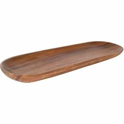 Home-Essentials Kitchen & Dining Home Essentials 16.5in. Oval Long Wood Tray