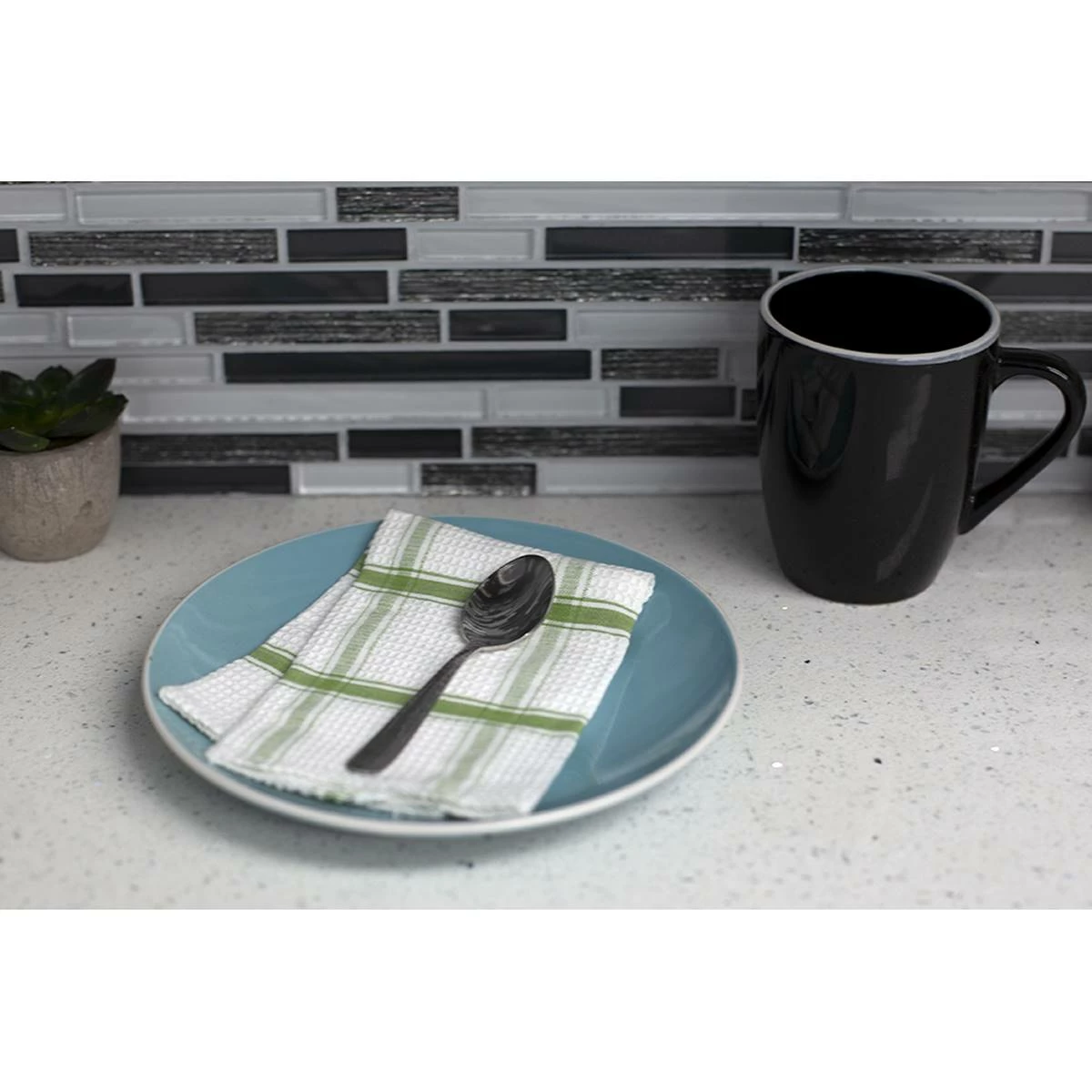 Home-Basics Kitchen & Dining Home Basics 4pc. Hammered Stainless Steel Tea Spoons 8 Home-Basics Kitchen & Dining Home Basics 4pc. Hammered Stainless Steel Tea Spoons - Image 6