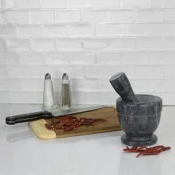 Home-Basics Kitchen & Dining Home Basics Marble Mortar And Pestle -Home-Essentials Shop dc0b1c26 da43 41e2 97af 5268c15f8b98