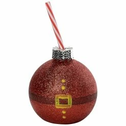 Home-Essentials Kitchen & Dining Home Essentials Santa Belt Ornament Sipper