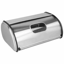 Home-Basics Storage & Organization Home Basics Stainless Steel Bread Box -Home-Essentials Shop e77edf10 3f3f 4ead 9da8 c6128a6786c0
