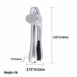 Home-Basics Kitchen & Dining Home Basics Nova Collection Zinc Garlic Press -Home-Essentials Shop ef87d4aa c58b 4177 8904 d934d2fe2f57