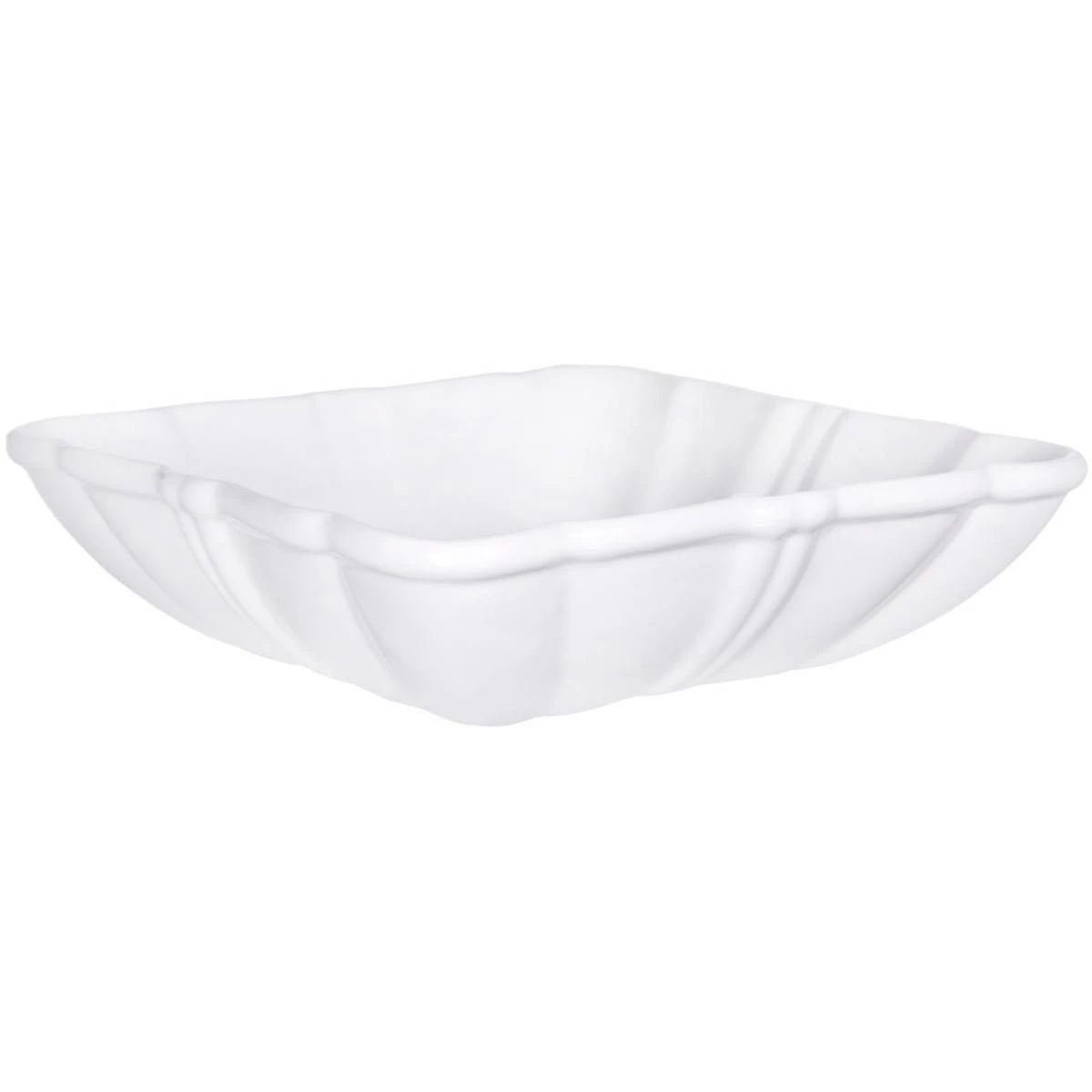 Home-Essentials Kitchen & Dining Home Essentials 10in. Pure White Square Serving Bowl 3 Home-Essentials Kitchen & Dining Home Essentials 10in. Pure White Square Serving Bowl